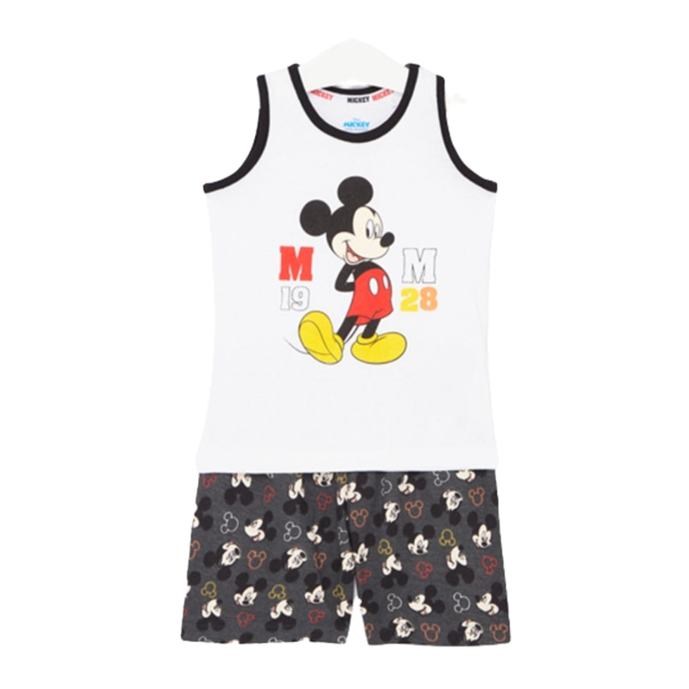 Ensemble short disney mickey blanc et noir