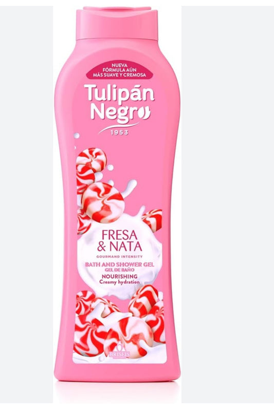 Gel douche tulipan fraise et crème kiss