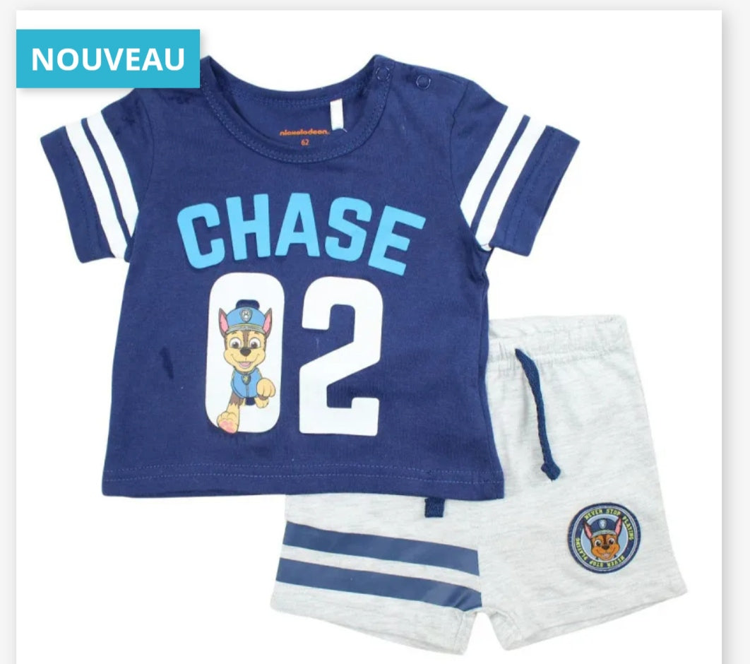 Ensemble short Pat patrouille