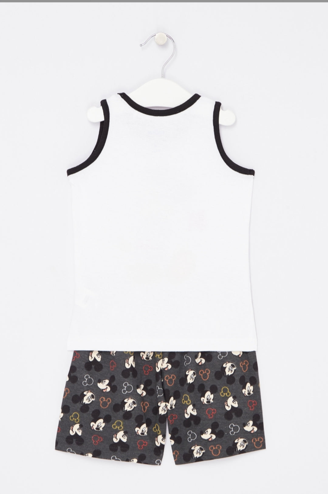 Ensemble short disney mickey blanc et noir